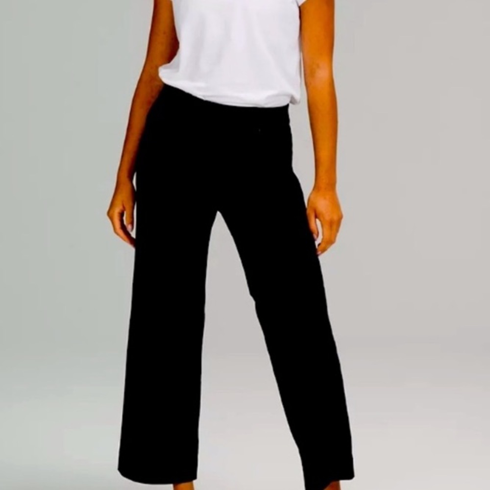 City Sleek Black Wide Leg Pants